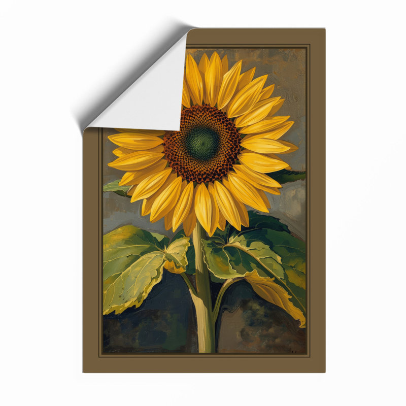 Sunflower Study Botanical - Print, Unframed, A3 - 42.0 x 29.7 cm