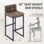 Upholstered Low Back Bar Stool with Thickened Metal Frame for Kitchen Island-91899105-92115246-92115247