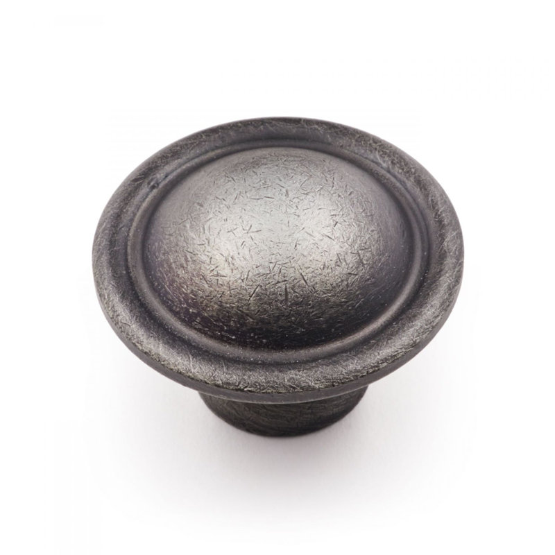 CK Series Mushroom Knob, Distressed Nickel, Large