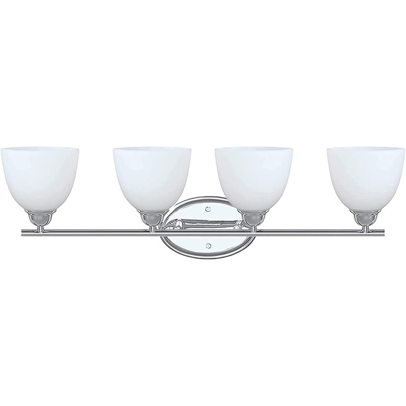 Éclairage pour meuble-lavabo à 4 lumières Muenster