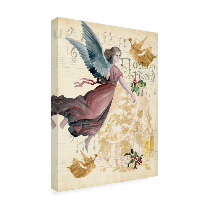 Art sur toile «Christmas Greetings II» par Jennifer Paxton Parker, H 47 po x l 35 po x P 2 po