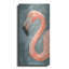 «Flamingo Study 2» par Emma Caroline, art mural en métal-286114414