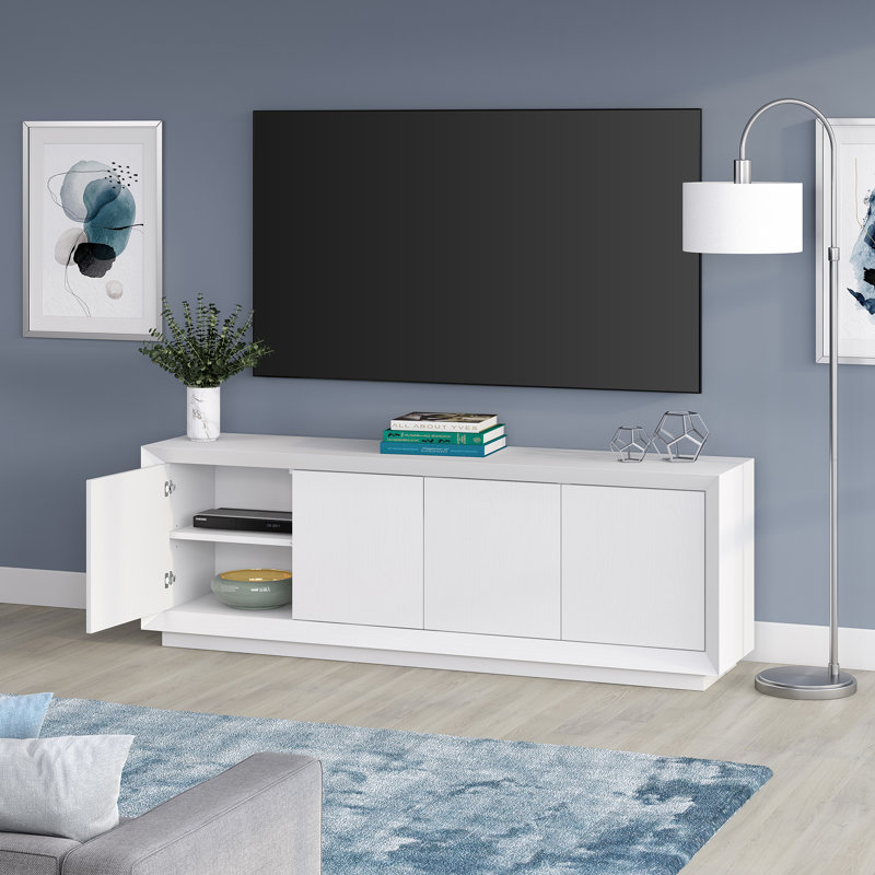 Oswald 68 W Storage Credenza, White