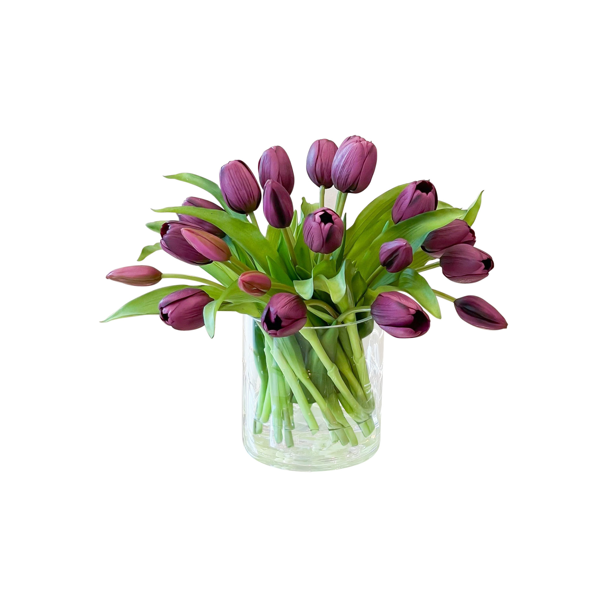 Tulips in Vase, Purple