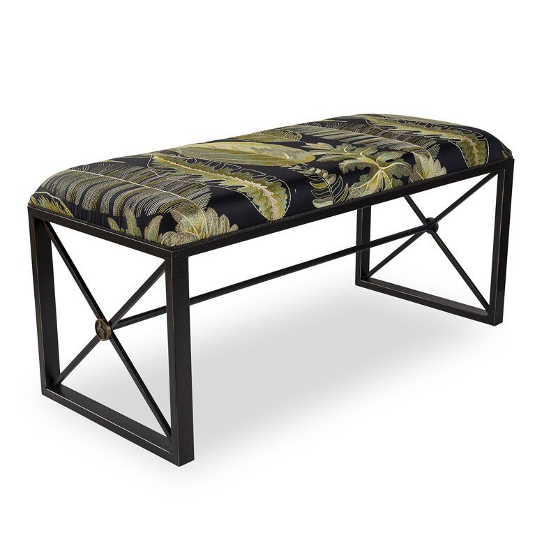 Medallion Black Double Forest Bench Kit, Forest/Black Crackle