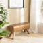 Alphon Leather Upholstered Bench