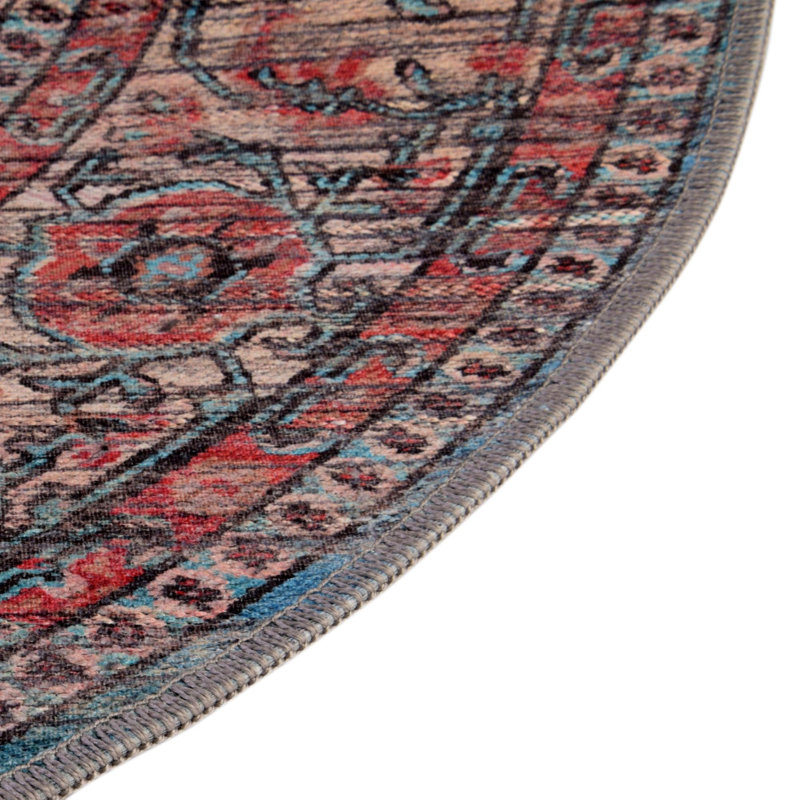 Hedgepeth Oriental Indoor Rug, Round 10'6" x 10'6"