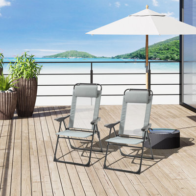 Ensemble de 4 fauteuils inclinables Druci