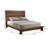 Sergei Dark Brown Platform Bed-83644376
