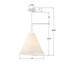 Luminaire suspendu mat 4 lumières Taliaferro-109055996