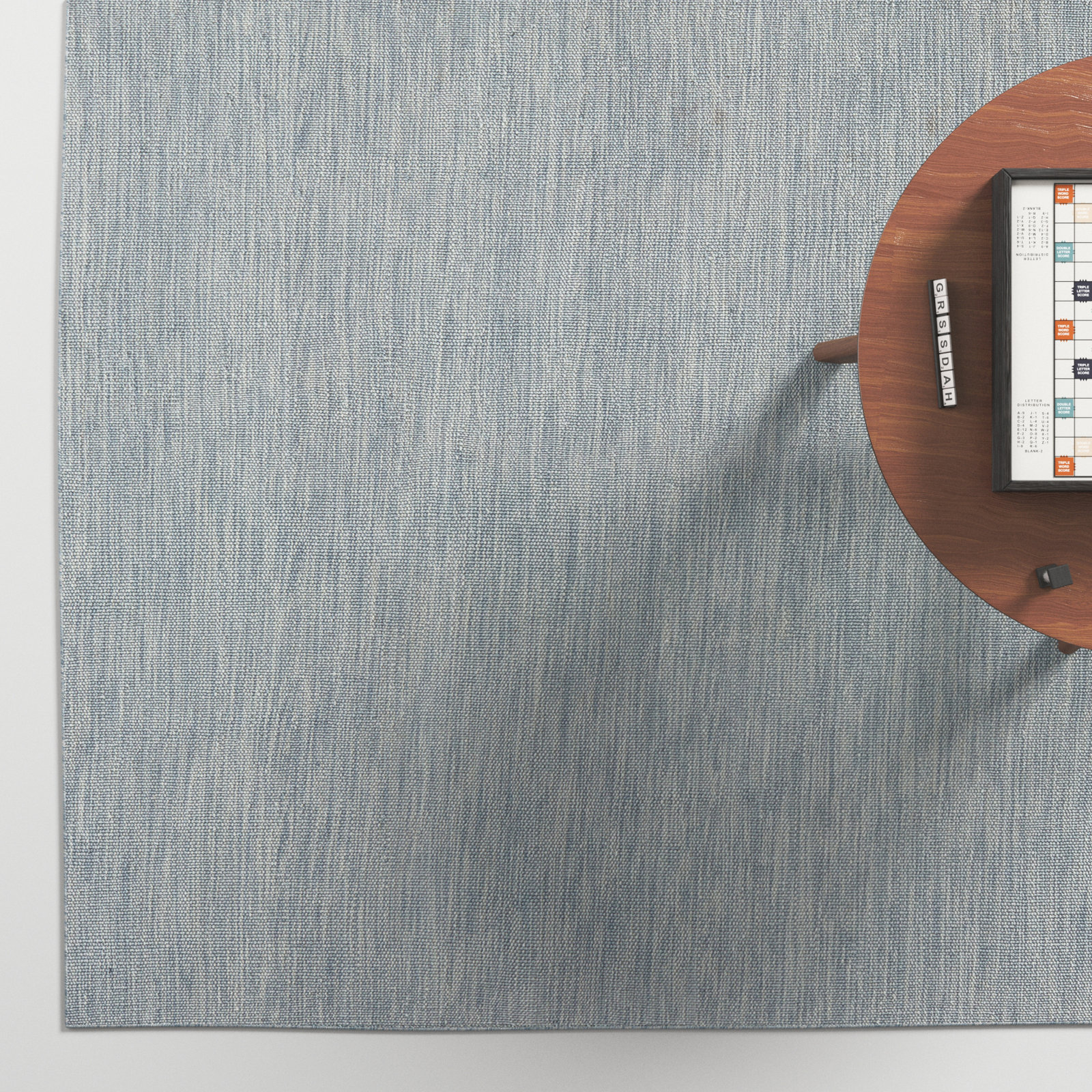 Burkett Handmade Recycled P.E.T Gray Indoor/Outdoor Rug, Rectangle 4' x 6'