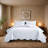 Floral Embossed Microfiber Quilted Bedspread Set-124308869-124308873