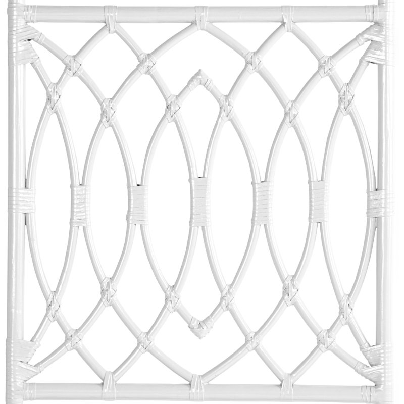 Haskins Standard Bed, White, Twin
