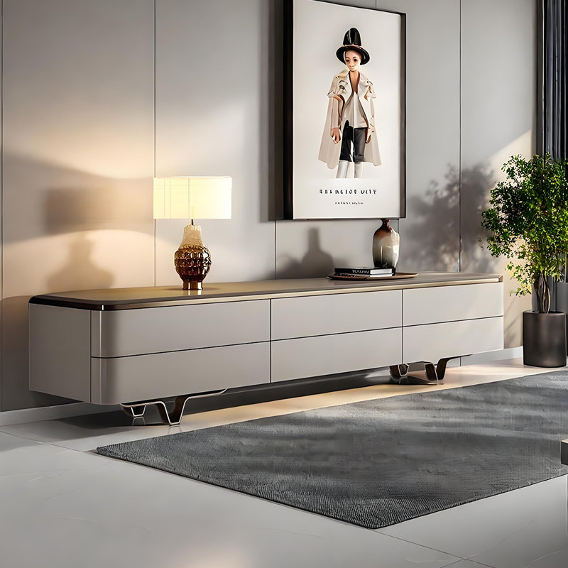 Meuble télé moderne italien, H 19,68 po x L 94,48 po x l 15,74 po