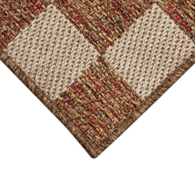 Ebern Designs Bohden Checkered Indoor/Outdoor Rug | Wayfair