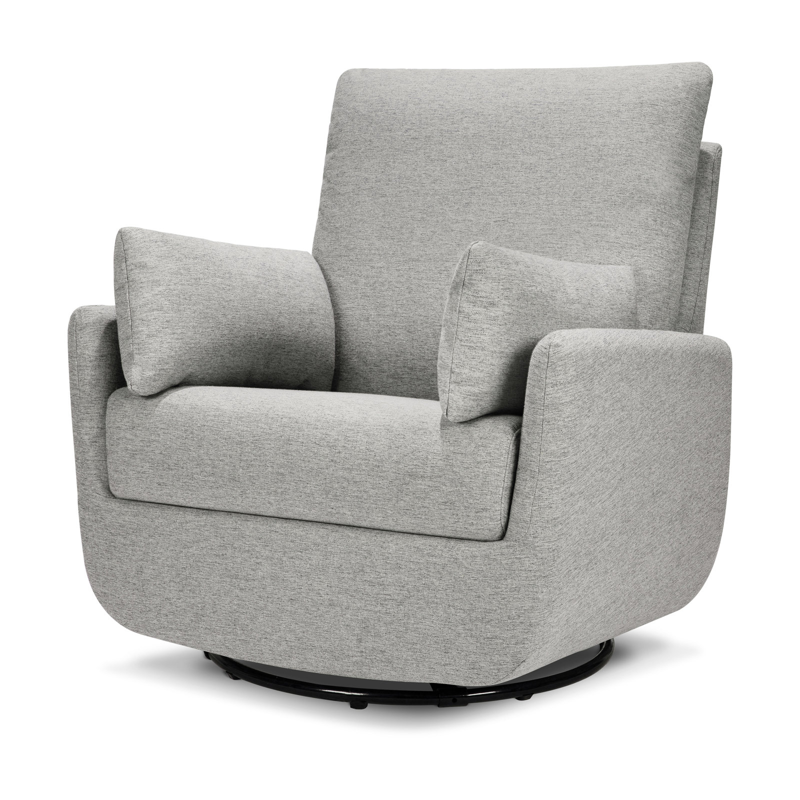 Juno Swivel Glider, Frost Gray