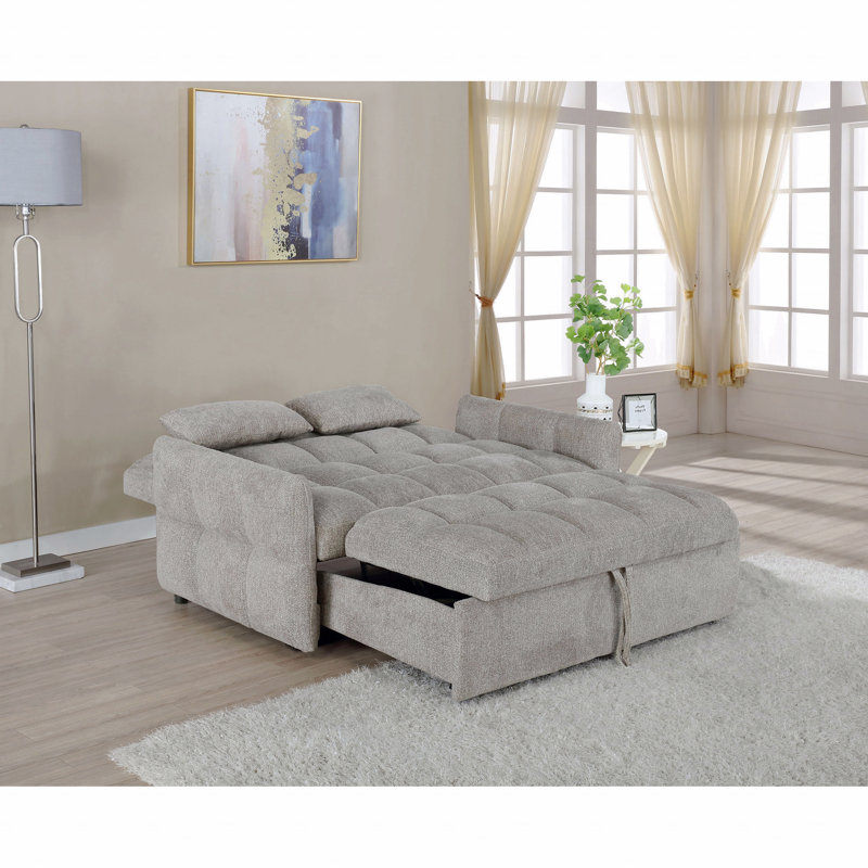 Coussin de canapé-lit gigogne escamotable, Gris