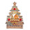 Kurt Adler 13-Inch Battery Operated LED Lighted Tree With Village Scene Table Piece