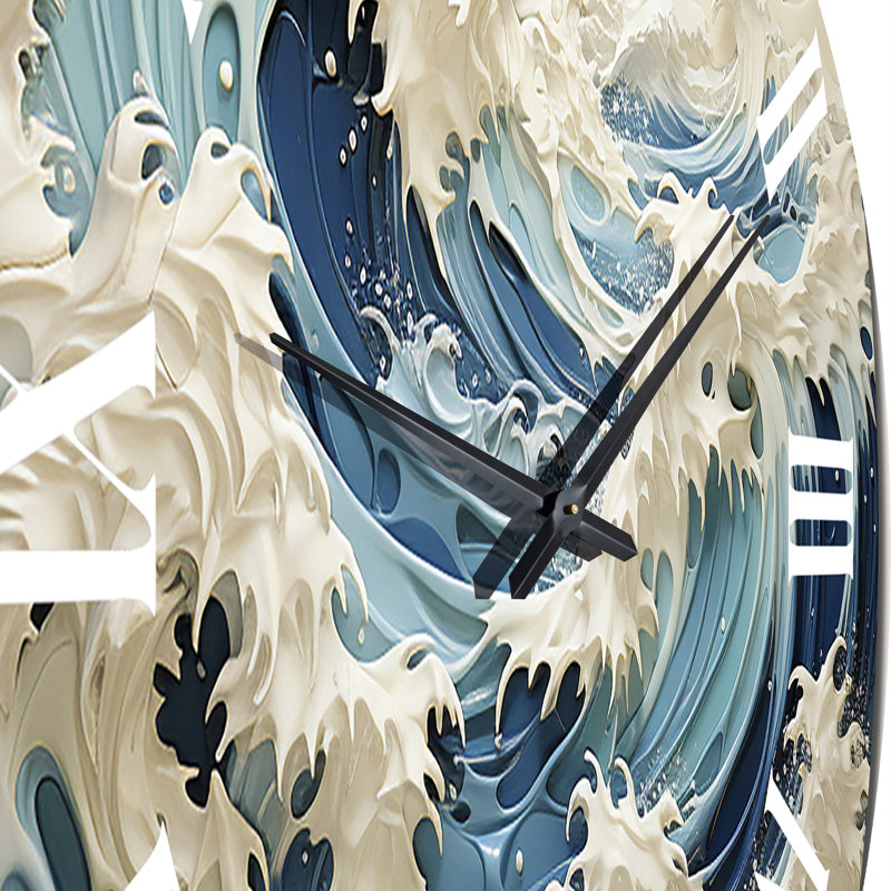 Chareen - Horloge murale nautique et de plage, Très grand