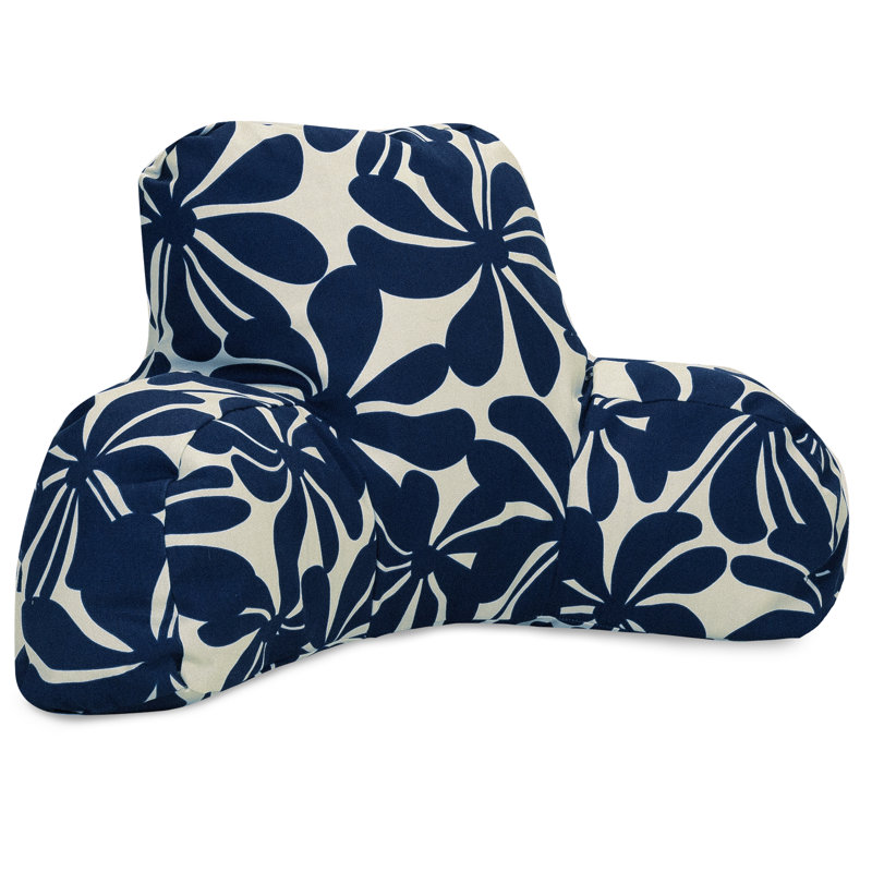 Plantation Outdoor Bed Backrest Pillow, Navy