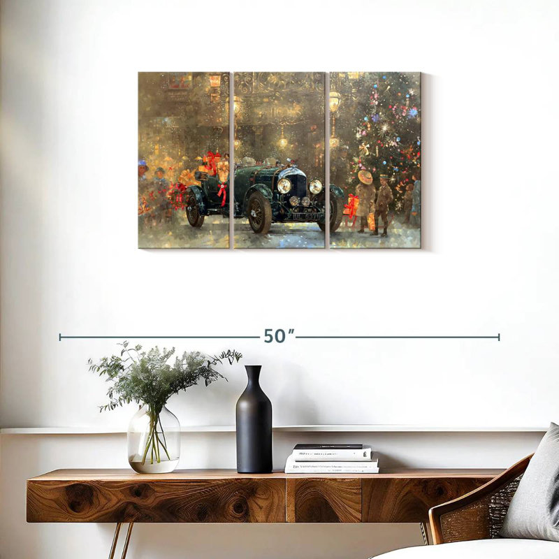 Mehar Christmas Bentley, 20" H x 33" W