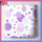 Purple Polka Dots Quilted Bedspread-126174947