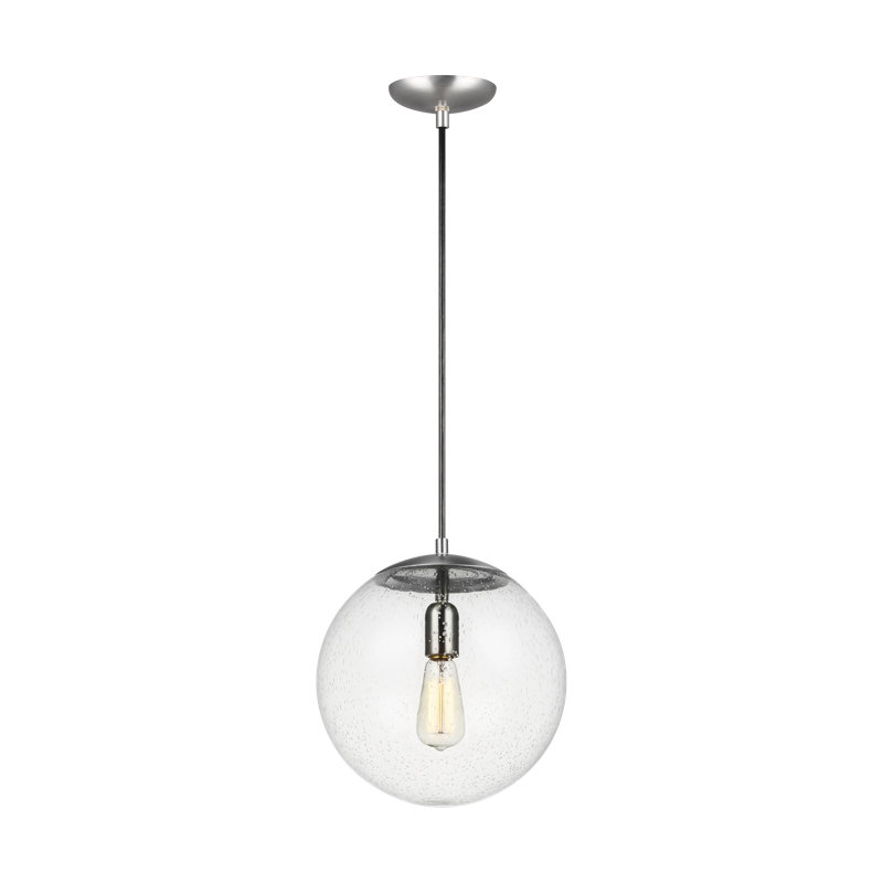Leo - Hanging Globe Large One Light Pendant from Visual Comfort Studio
