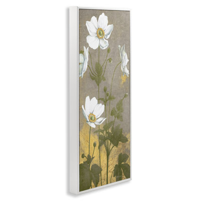 Vintage Anemone Blooms Framed Giclee Art, design by Beth Grove