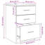 40cm W Manufactured Wood Bedside Table-397533930