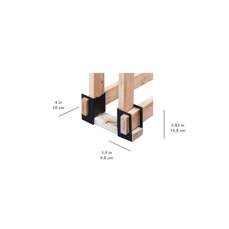Dyar 3.9'' W Metal Log Rack