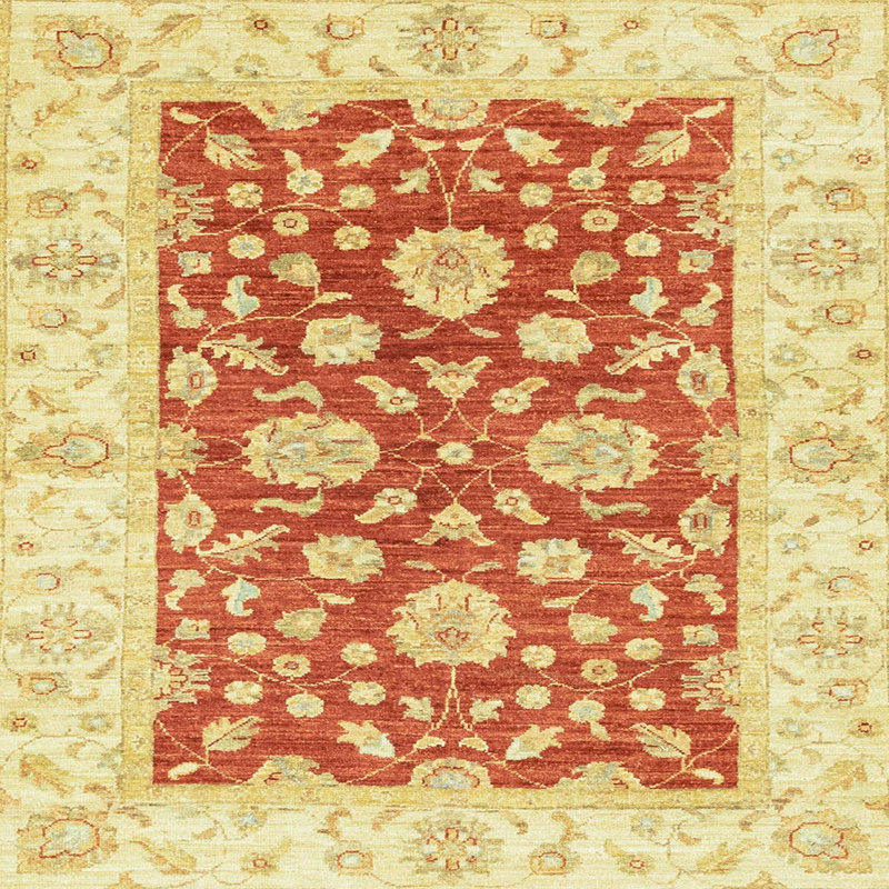 Abstract Indoor Rug, Square 3'