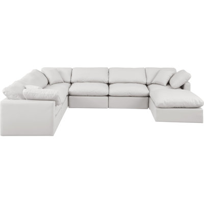 Itala Upholstered U-Shaped Sectional Reversible