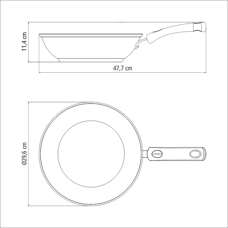 Tramontina Stainless Steel Wok