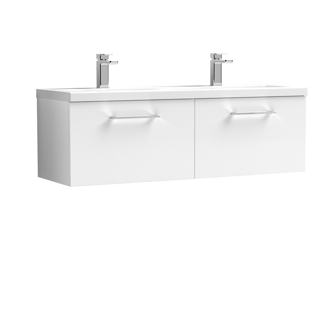 Arno 1205mm Wall Hung Double Vanity