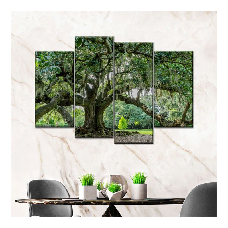 Chêne Audubon Park, 4 pièces, H 42 po x l 68 po x P 1,25 po