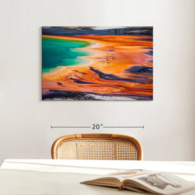 Alvord Grand Prismatic Spring Wyoming, H 16 po x l 24 po