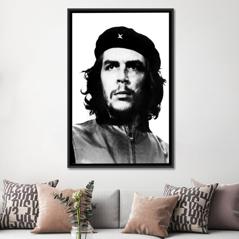 «Che Guevara» par Alberto Diaz Gutierrez, reproduction de photo sur toile, H 60 po x l 40 po x P 1,5 po, Toile encadrée noire