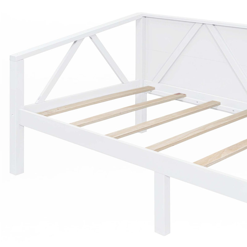 Lit de jour, Lit simple, Blanc