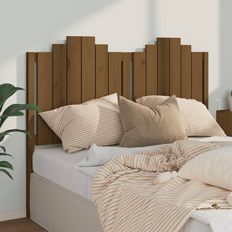 Flemington Solid Wood Headboard, Black, 110 x 146 cm