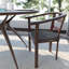 Coussin de chaise de salle à manger avec coussins de siège ergonomiques en mousse à mémoire de forme en polyester avec attaches-68880970-105846092