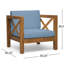 Fauteuil club de style Mid-Century, composition en bois, tissu de housse de coussin imperméable moderne fabriqué en bois, rembourrage de siège à eau-117803356-117803360