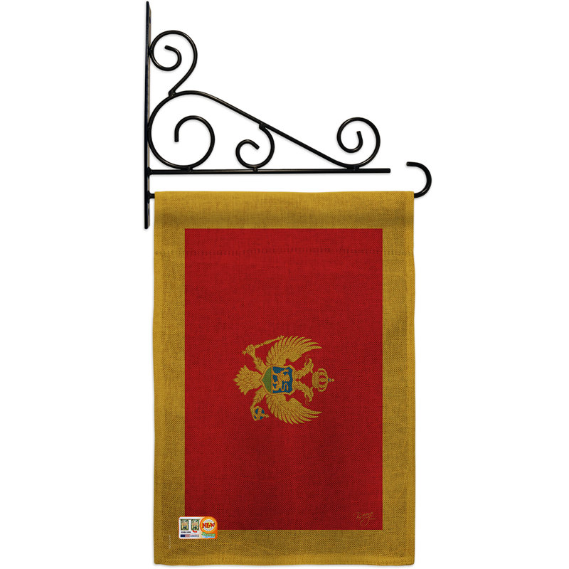 Double Sided 18.5'' H x 13'' W Burlap Garden Flag