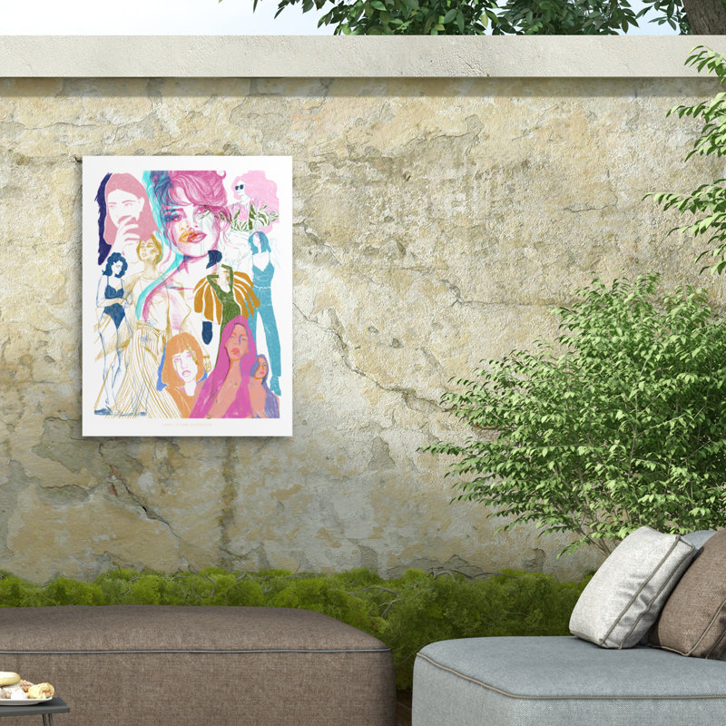 Jenny Liz Rome Jlr Collage1 3 Outdoor  Canvas, 14" H x 19" W