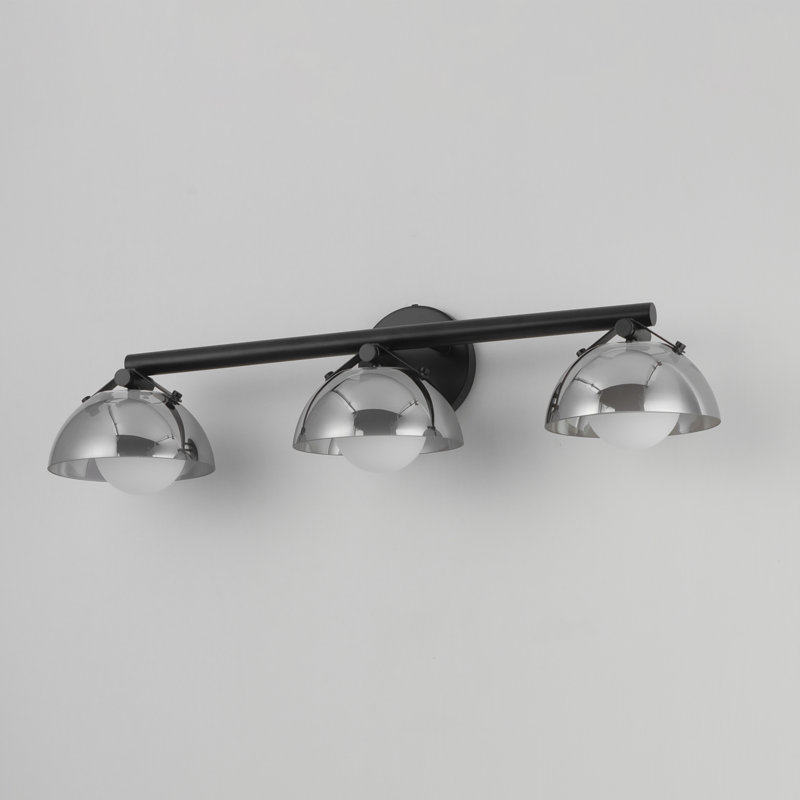 Domain 3 - Light Vanity Light, Black, Smoke