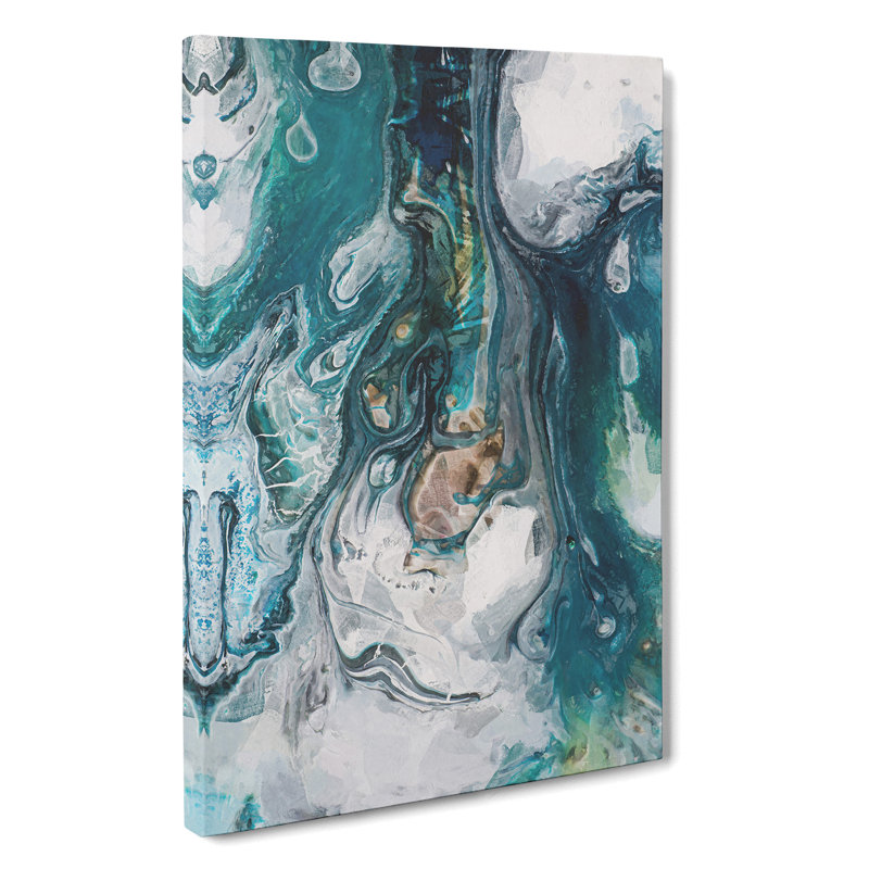 'Imagine the Story in Abstract' Graphic Art on - Wrapped Canvas, 50cm H x 35cm W