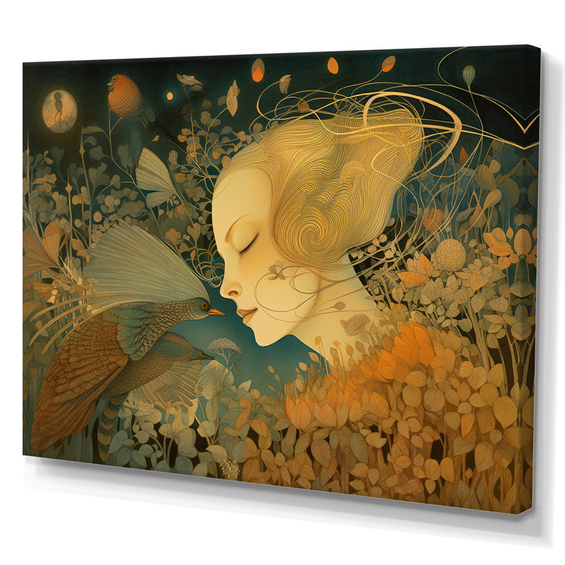 «Goddess Dreams In Tender Tones» sur impression sur toile, H 30 po x l 40 po x P 1,5 po, Toile tendue