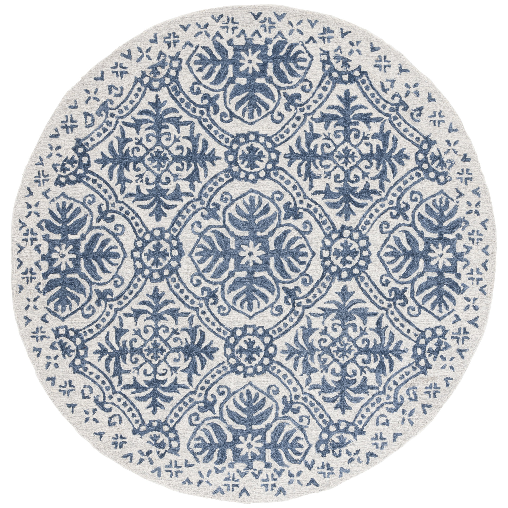 Lauren Ralph Lauren Nina Hand Tufted Wool Pile Oriental Rug, Round 6'