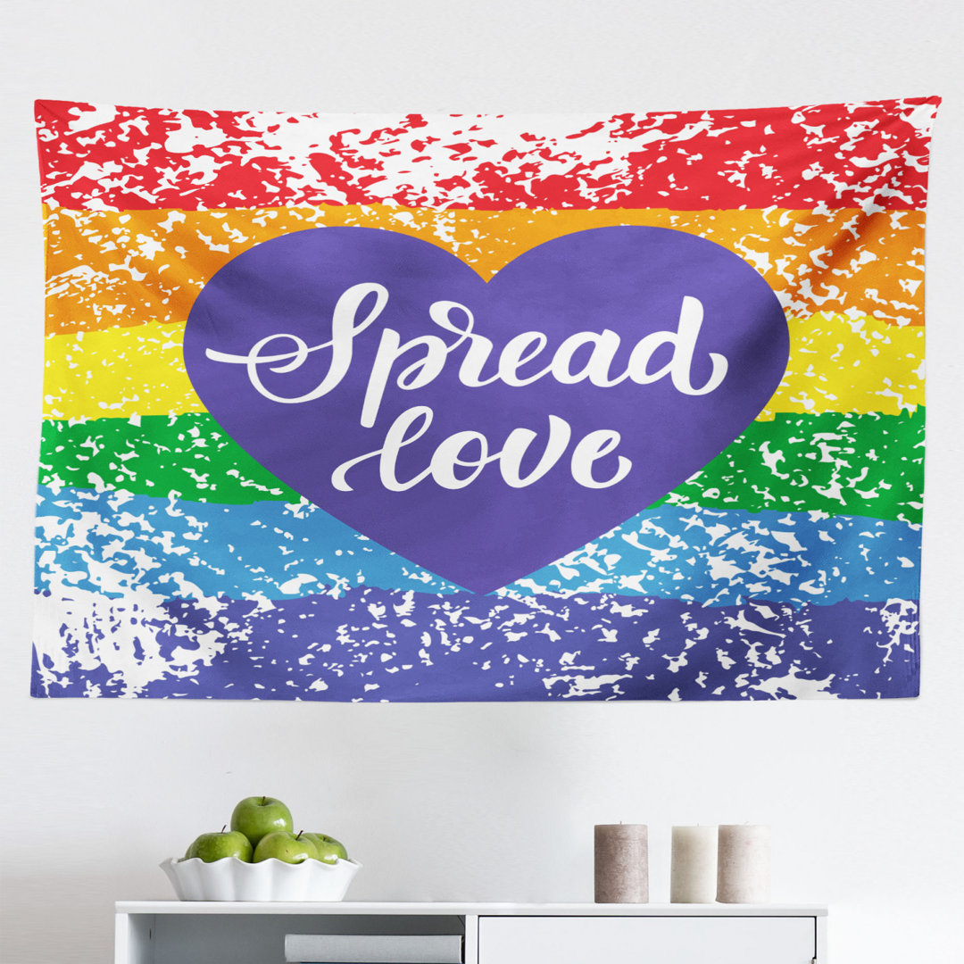 Tapisserie Spread Love Hand Herz