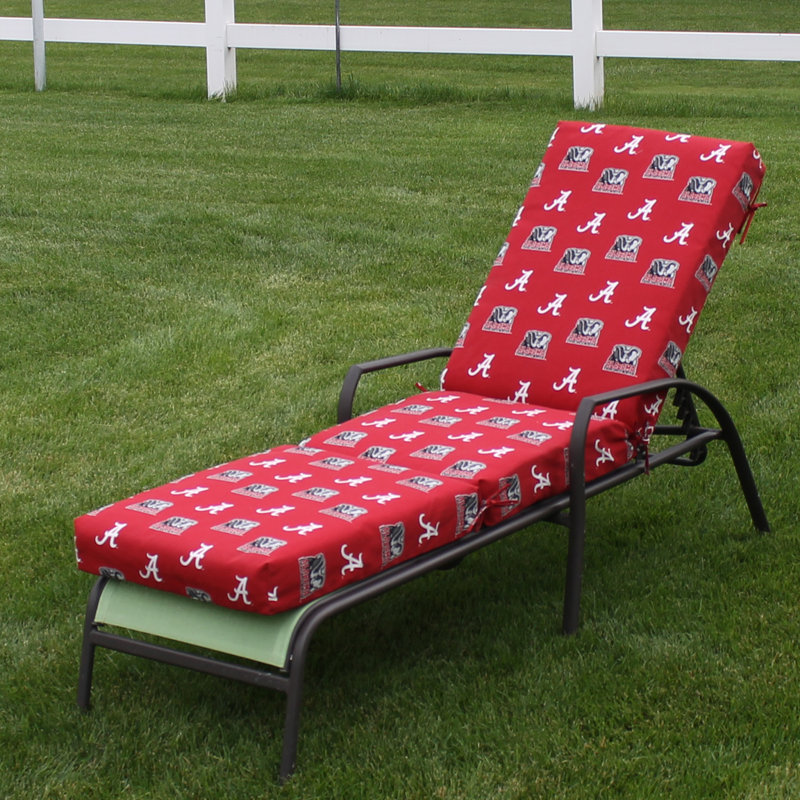 Coussin de salon méridienne intérieur/extérieur alabama NCAA