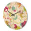 Horloge murale circulaire en bois II-63892424